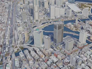 Yokohama City, Japan (2022) 3D Model