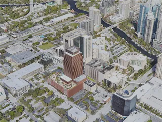 Fort Lauderdale City, USA (2022) 3D Model