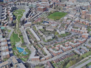 Birmingham City, UK (2023) 3D Model