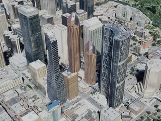 Calgary City, Canada (2022) 3D Model