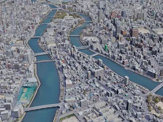 Hiroshima City, Japan (2023) 3D Model