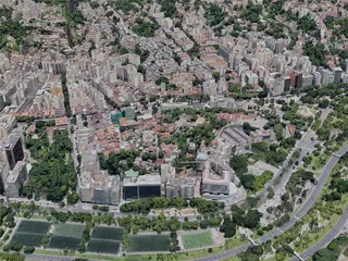 Rio de Janeiro City, Brazil (2023) 3D Model