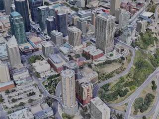 Edmonton City, Canada (2023) 3D Model