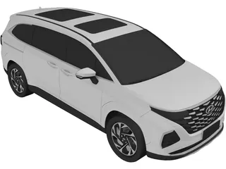 Hyundai Custo (2021) 3D Model