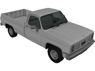 GMC Sierra (1985) 3D Model