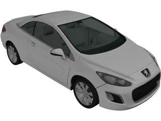 Peugeot 308 CC (2012) 3D Model