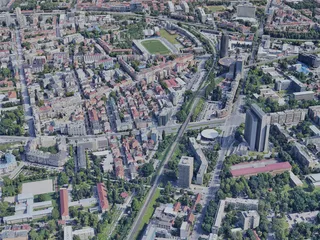 Zagreb City, Croatia (2022) 3D Model