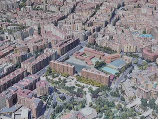 Zaragoza City, Spain (2022) 3D Model