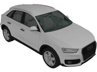 Audi Q3 (2011) 3D Model