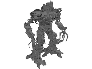 Transformers Movie Megatron 3D Model