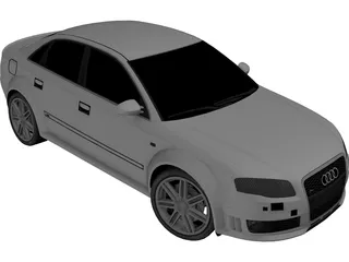 Audi RS4 3D Model