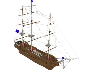 Conquestador (1819) 3D Model