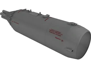 UB-32-73A 57mm Rocket Pod 3D Model