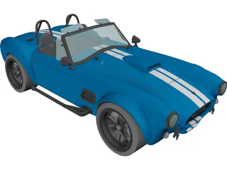 Shelby Cobra GT 3D Model