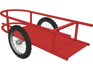 Bike Trailer 3D Model