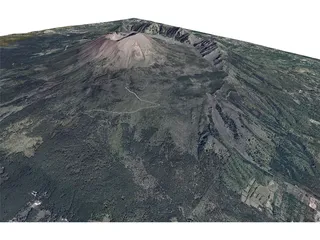 Mount Vesuvio 3D Model