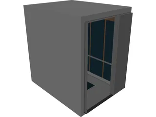 Elevator Cab 3D Model