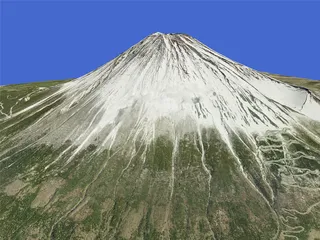 Mount Fuji 3D Model
