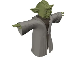 Star Wars Yoda 3D Model