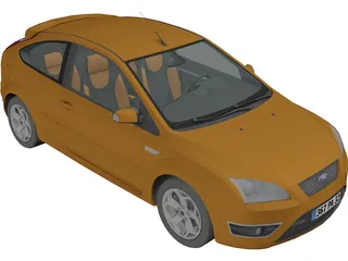 Ford Focus ST 3D Model