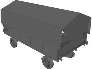 Baggage Trolley FRANKE 3D Model