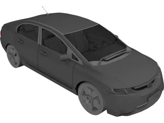 Honda Civic (2007) 3D Model