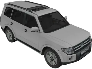 Mitsubishi Pajero (2008) 3D Model