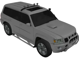 Nissan Patrol (2005) 3D Model