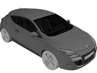 Renault Megane (2009) 3D Model