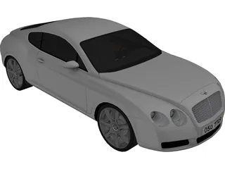 Bentley Continental GT Coupe 3D Model