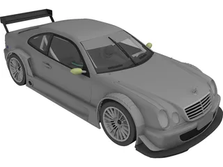 Mercedes-Benz CLK GTR 3D Model