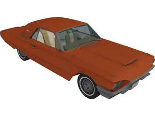 Ford Thunderbird (1964) 3D Model