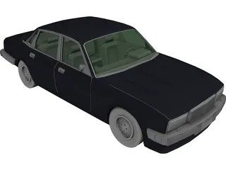 Jaguar XJ6 Sovereign 3D Model