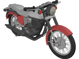 Harley-Davidson Motorcycle 3D Model