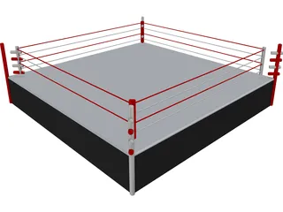 Boxing Ring 3D Model