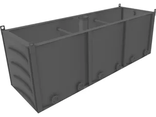 Condenser Sump Tank 3D Model