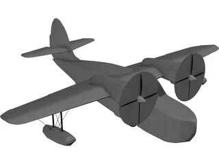 Grumman G-21 Goose 3D Model