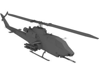 Bell AH-1S Cobra 3D Model