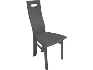 Chair Modern for Dining Room 3D Model