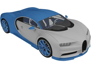 Bugatti Chiron (2020) 3D Model