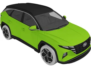 Hyundai Tucson Hybrid (2021) 3D Model