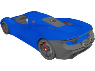 Porsche 917 Concept (2013) 3D Model