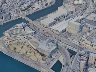 Nagasaki City, Japan (2023) 3D Model