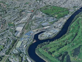 Perth City, UK (2024) 3D Model