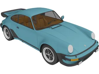 Porsche 911 [930] Turbo (1975) 3D Model