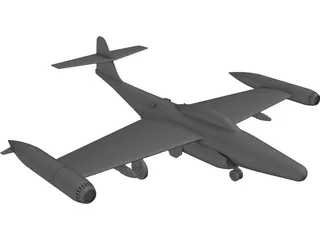 Northrop F-89 Scorpion 3D Model