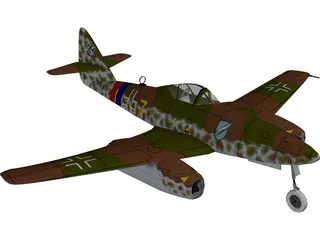 Messerschmidt Me-262-A1 3D Model