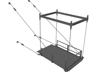 Hoisting Platform 3D Model