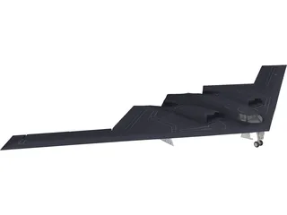 B-2 Bomber 3D Model