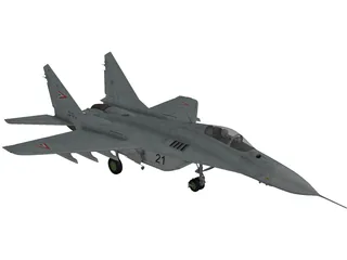 MiG-29A 3D Model